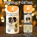 Pet Lovers - Custom Photo Light This Up And Know I'm Here - Personalized Flameless LED Candle