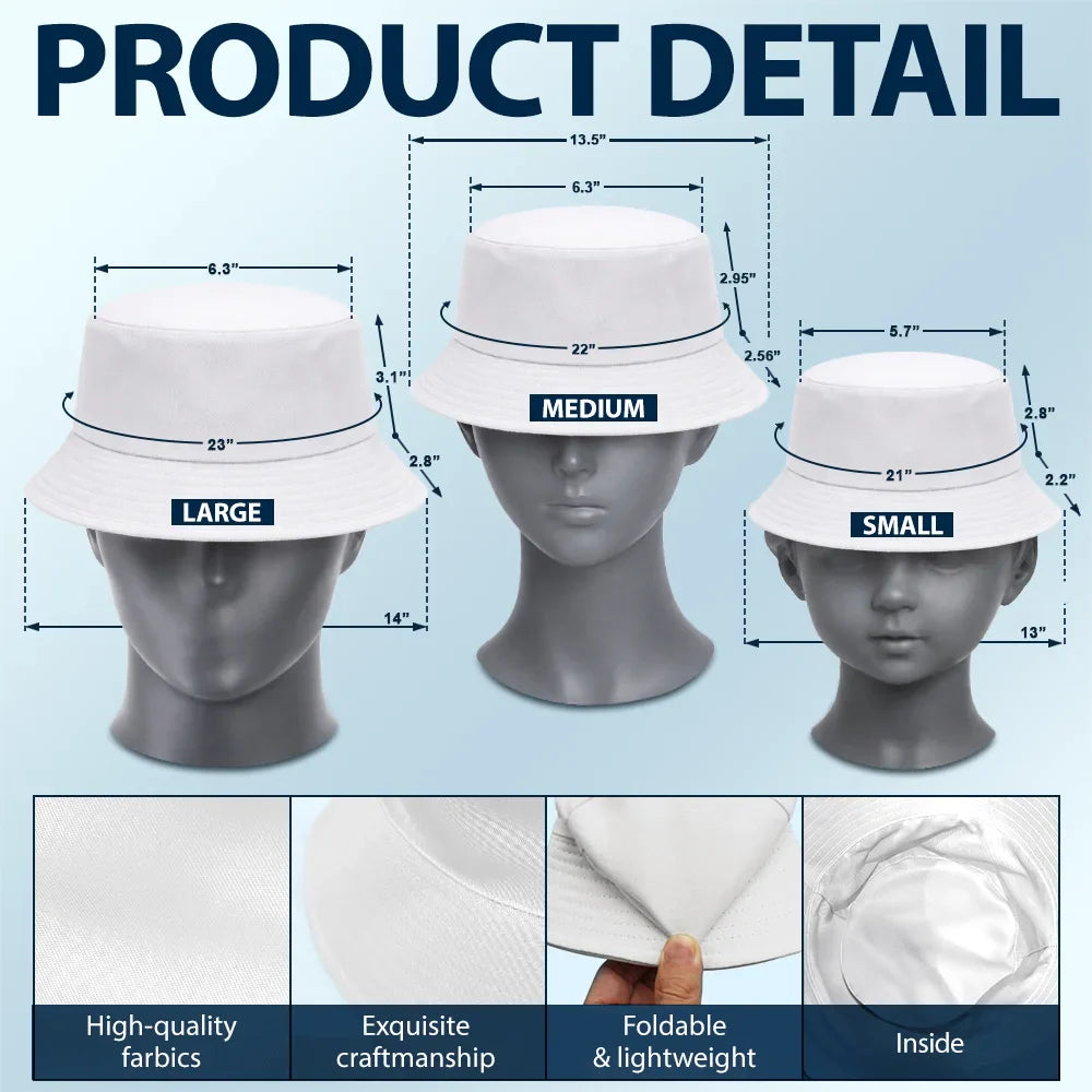 Custom Photo Tropical Pet Family Face - Personalized Bucket Hat