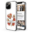 Gift For Mother,Gift For Grandma,Gift For Women,Love - Hand In Hand Birth Flower Grandma Mom - Personalized Clear Phone Case