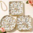 Gift For Wife, Gift For Mother, Gift For Grandma, Love - Hand In Hand Mom Grandma Nacre Effect - Personalized Ring Dish