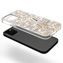 Gift For Wife, Gift For Mother, Gift For Grandma, Love - Hand In Hand Mom Grandma Nacre Effect 3D Inflated Effect Printed - Personalized Clear Phone Case