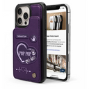 Gift For Father,Dad,Children - Hand Prints Dad Grandpa - Personalized Leather Flip Wallet Phone Case
