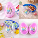 Easter,Happy,Gift For Kids,Parents - Happy Easter 3D Monster Truck Toy And Unicorn Alphabet - Personalized Fillable Egg