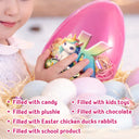 Easter,Happy,Gift For Kids,Parents - Happy Easter 3D Monster Truck Toy And Unicorn Alphabet - Personalized Fillable Egg