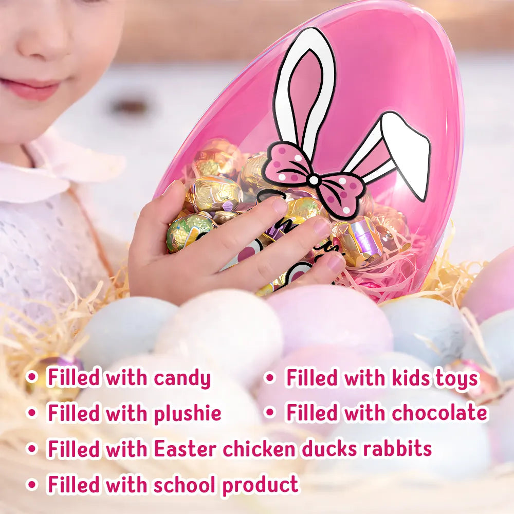 Easter,Happy,Gift For Kids,Parents - Happy Easter Baby Kid - Personalized Fillable Egg