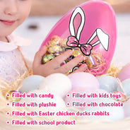 Easter,Happy,Gift For Kids,Parents - Happy Easter Baby Kid - Personalized Fillable Egg