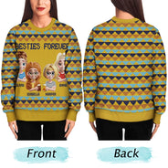 Gift For Couples,Family,Parents,Happy - Happy Family Parent With Kid 3D Effect - Personalized Unisex Ugly Sweater