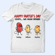 Gift For Grandpa, Gift For Father, Funny - Happy Farter's Day - Personalized T Shirt