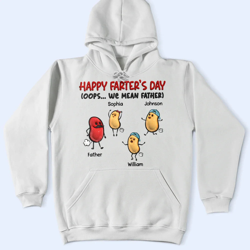 Gift For Grandpa, Gift For Father, Funny - Happy Farter's Day - Personalized T Shirt