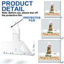 Happy,Christmas,Pet Lovers - Happy Pawlidays - Personalized Custom Shaped Acrylic Ornament