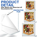 Pet Lovers,Pet Mom,Pet Dad,Dog Lovers,Dog Mom,Dog Dad,Cat Lovers,Cat Mom,Cat Dad,Christmas,Happy - Happy Pawlidays Christmas House Model - Personalized Custom Shaped Acrylic Ornament