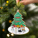 Funny,Christmas,Pet Lovers - Have Yourself A Furry - Personalized Custom Shaped Wooden Ornament