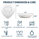 Married Engaged Couple & The Sea Wedding - Personalized Heart Ring Dish