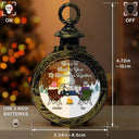 Gift For Couples,Gift For Husband,Gift For Wife,Gift For Boyfriend,Gift For Girlfriend,Christmas,Love,Camping,Campsite - Here's To Another Year Camping - Personalized Candlelight Lantern Ornament