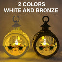 Gift For Couples,Gift For Husband,Gift For Wife,Gift For Boyfriend,Gift For Girlfriend,Christmas,Love,Camping,Campsite - Here's To Another Year Camping - Personalized Candlelight Lantern Ornament