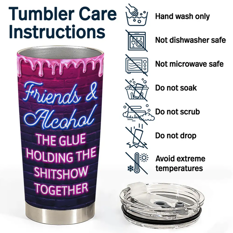 Gift For Bestie,Gifts For Colleagues,Gift For Sisters,Funny,Gift For Sibling - Here's To Another Year Of Bonding Over Alcohol 3D Bestie - Personalized Tumbler