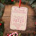 Christmas, Gift For Bestie - Here's To Another Year Of Us - Personalized Metal Ornament