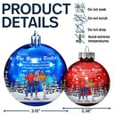 Gift For Bestie, Christmas, Happy, Gift For Sisters - Here's To Another Year Of Us The Besties Times - Personalized Ball Ornament