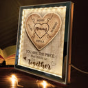 Mom - Children, Gift For Mother, Love - Hold Us Together - Personalized LED Mirror Frame Lamp