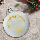Gift For Couples,Christmas,Love - Holding Hands First Christmas Couple - Personalized Ball Ornament