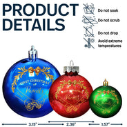 Gift For Couples,Christmas,Love - Holding Hands First Christmas Couple - Personalized Ball Ornament