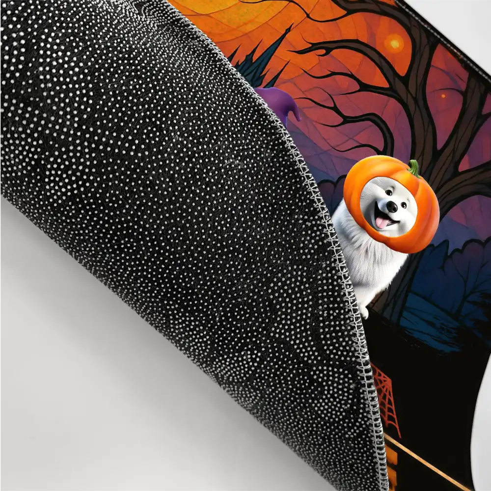 Pet Lovers,Cat Lovers,Dog Lovers,Halloween,Happy - Home Sweet Haunted Home Pet Lovers - Personalized Doormat