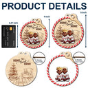 Gift For Couples,Family - Home Sweet Home - Personalized 2-Layered Wooden Ornament