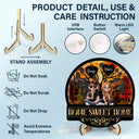 Parents, Family, Love, Happy - Home Sweet Home Family - Personalized LED Light Wooden Plaque