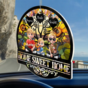 Parents, Family, Love, Happy - Home Sweet Home Family - Personalized Acrylic Car Hanger