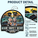 Parents, Family, Love, Happy - Home Sweet Home Family - Personalized Acrylic Car Hanger