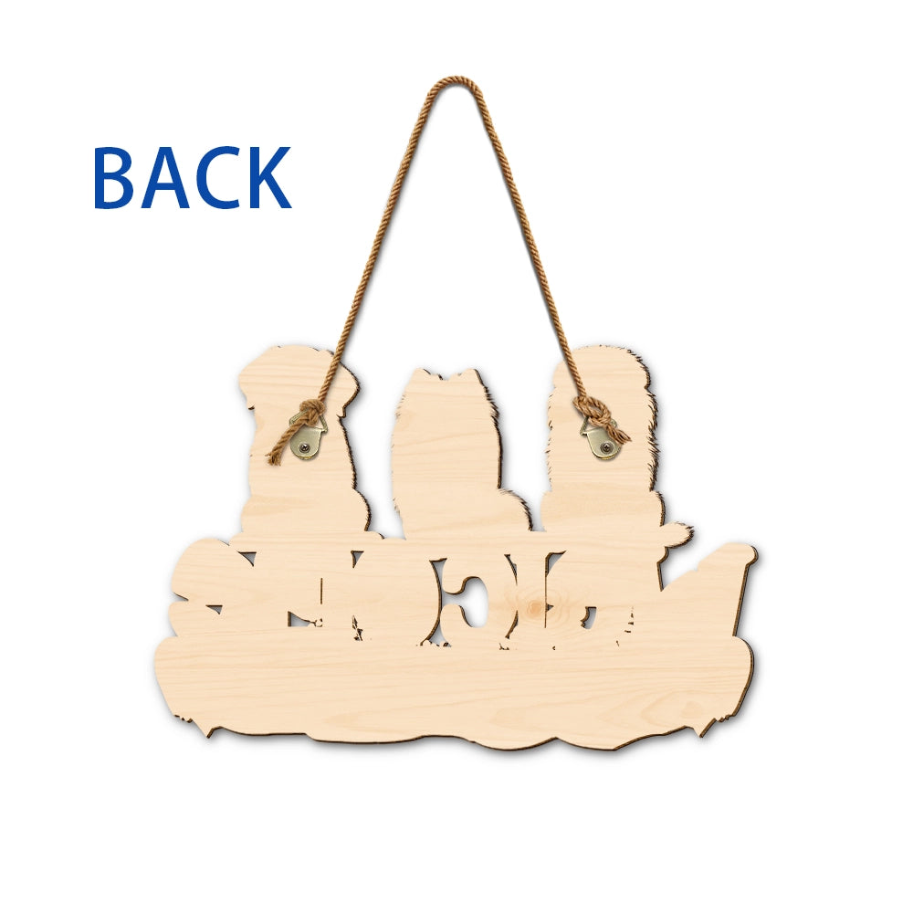 Dog Lovers, Funny - Hope You Like Dogs Sleeping 3D Dog - Personalized Custom Shaped Wood Sign