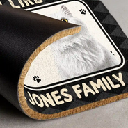 Pet Lovers,Pet Mom,Pet Dad,Dog Lovers,Dog Mom,Dog Dad,Cat Lovers,Cat Mom,Cat Dad,Family,Happy - Hope You You Like Pets 3D Effect - Personalized Coconut Doormat