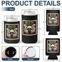 Gift For Husband, Gift For Wife, Married, Parents, Gift For Couples, Happy - Husband And Wife Drinking Buddies For Life - Personalized Can Cooler Sleeve