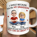 I Smile Because You Are My Daughter - Personalized Mug