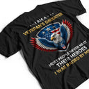 Veteran,Gift For Son,Gift For Men,America 250th,Independence Day,Gift For Yourself,Happy,Proud - I Am A Veteran’s Son Daughter - Personalized T Shirt