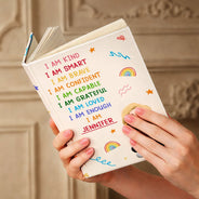 Gift For Yourself, Gift For Women, Gift For Men, Happy, Gift For Daughter, Gift For Bestie - I Am Affirmations - Personalized Hardcover Journal