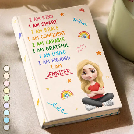 I Am Affirmations - Personalized Hardcover Journal