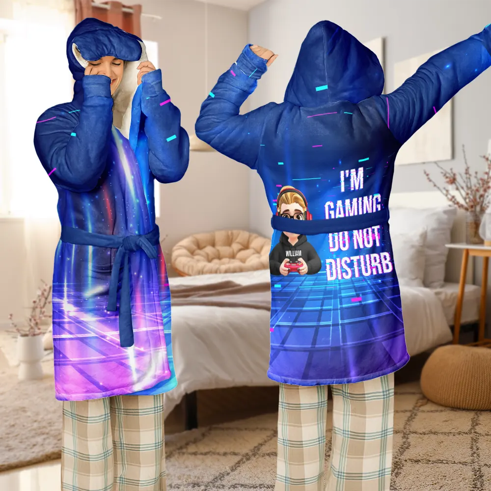 Ram Graphic Robe Hooded Robe – Wander Prints