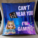 Gift For Yourself, Gift For Men, Gift For Women, Funny - I Am Gaming Do Not Disturb 3D Effect Gamer - Personalized Pocket Pillow