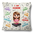 Gift For Husband,Gift For Boyfriend,Gift For Men,Happy - I Am Kind I Am Smart - Personalized Pillow
