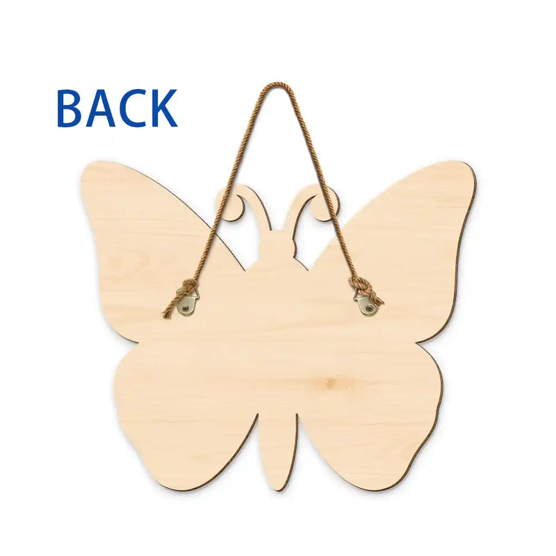 Adorable, Back To School, Gift For Kids, Vector - I Am Smart Kind Brave Butterfly - Personalized Custom Shaped Wood Sign