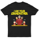 Happy,Gift For Grandpa - I Am Their GrandFather - Personalized T Shirt