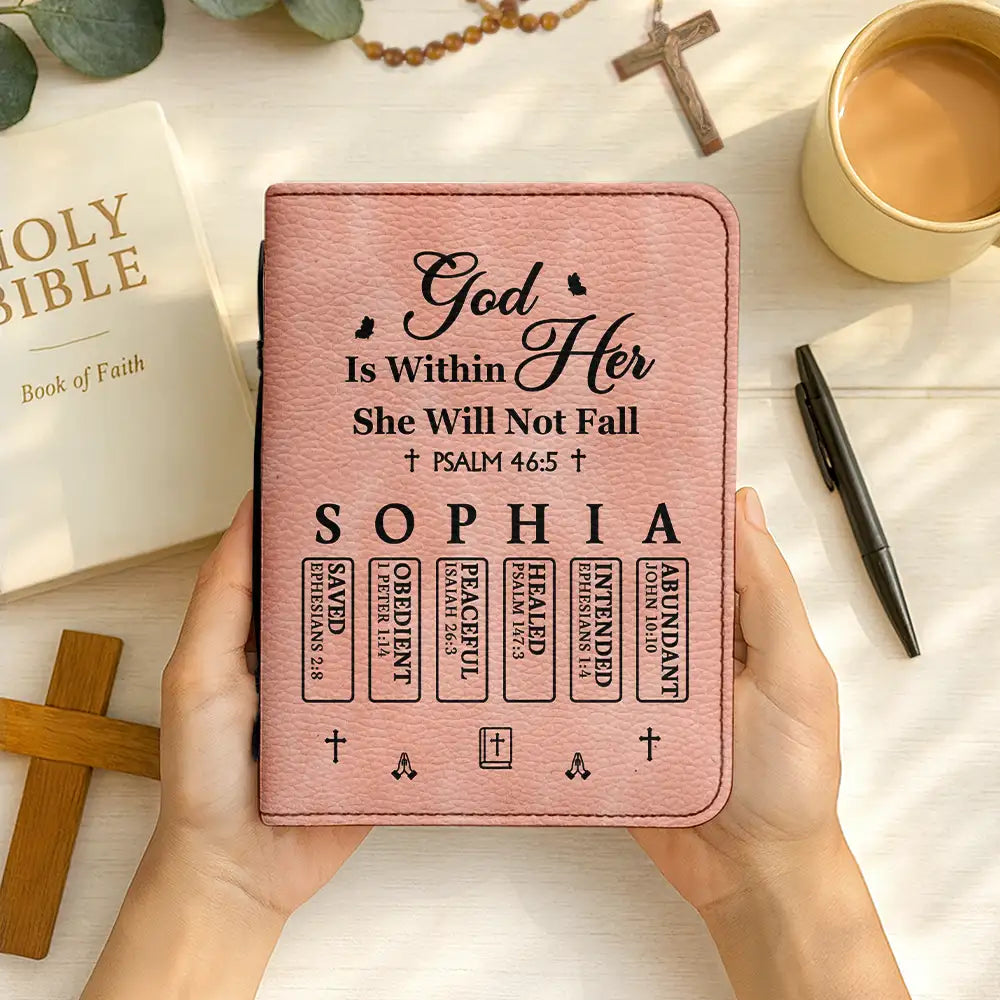Christian,Gift For Women,Gift For Wife,Gift For Yourself,Gift For Girlfriend,Gift For Aunt,Gift For Mother,Gift For Daughter,Gift For Sisters,Gift For Bestie - I Can Do All Things Through Christ Who Strengthens Me - Personalized Bible Cover - Personalized Bible Cover