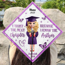Graduation,Gift For Yourself,Happy - I Did My Best - Personalized Graduation Cap Topper