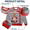 Gift For Couples, Gift For Husband, Gift For Wife, Gift For Boyfriend, Gift For Girlfriend, Funny, Christmas - I Have A Big Package For You - Personalized Unisex Ugly Sweater