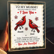 Gift For Yourself,Gift For Women - I Hope You See What I See - Personalized LED Mirror Frame Lamp