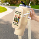 Gardening, Gift For Women, Happy, Pet Lovers, Pet Mom, Dog Lovers, Dog Mom - I Just Want To Work In My Garden - Personalized Bottle Carrier Bag