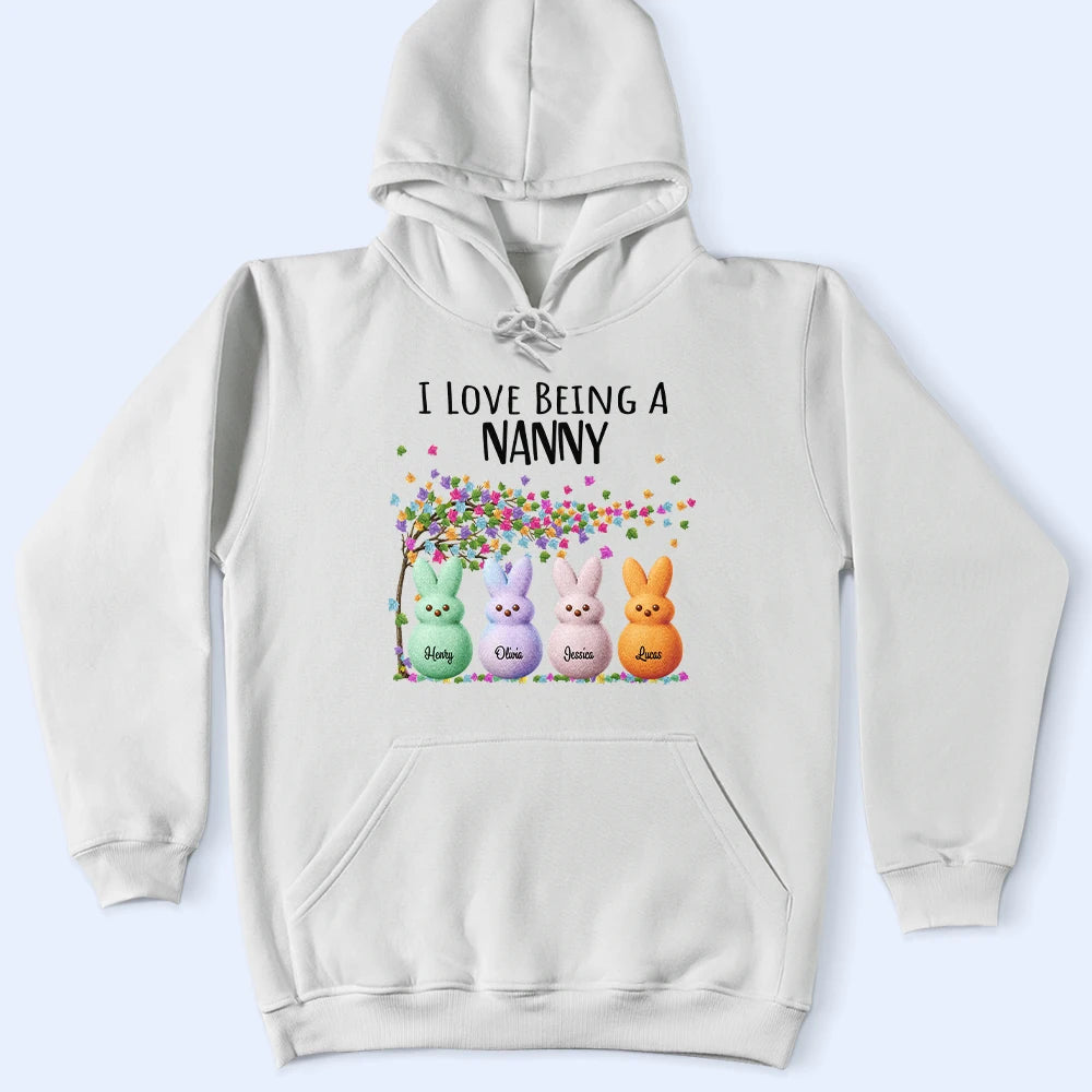 Funny,Gift For Mother,Gift For Grandma,Gift For Wife,Easter - I Love Being A Grandma - Personalized T Shirt
