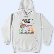 Funny,Gift For Mother,Gift For Grandma,Gift For Wife,Easter - I Love Being A Grandma - Personalized T Shirt