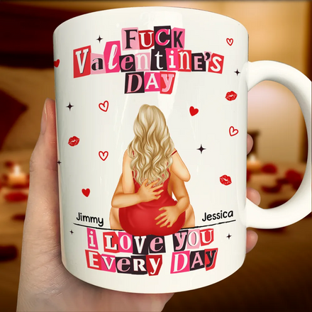I Love You Every Day Ransom Note Style - Personalized Mug
